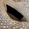 Loewe Medium Ola Raffia & Leather Shoulder Bag, 26 x 13 x 18 cm #A63229