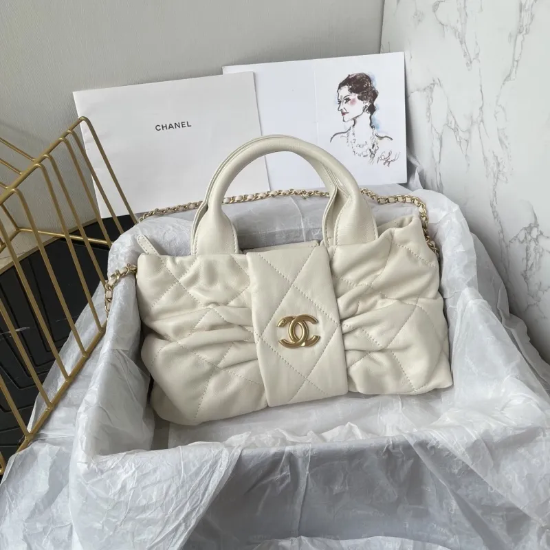 Chanel Quilted Leather Handbag S5851 #A55695