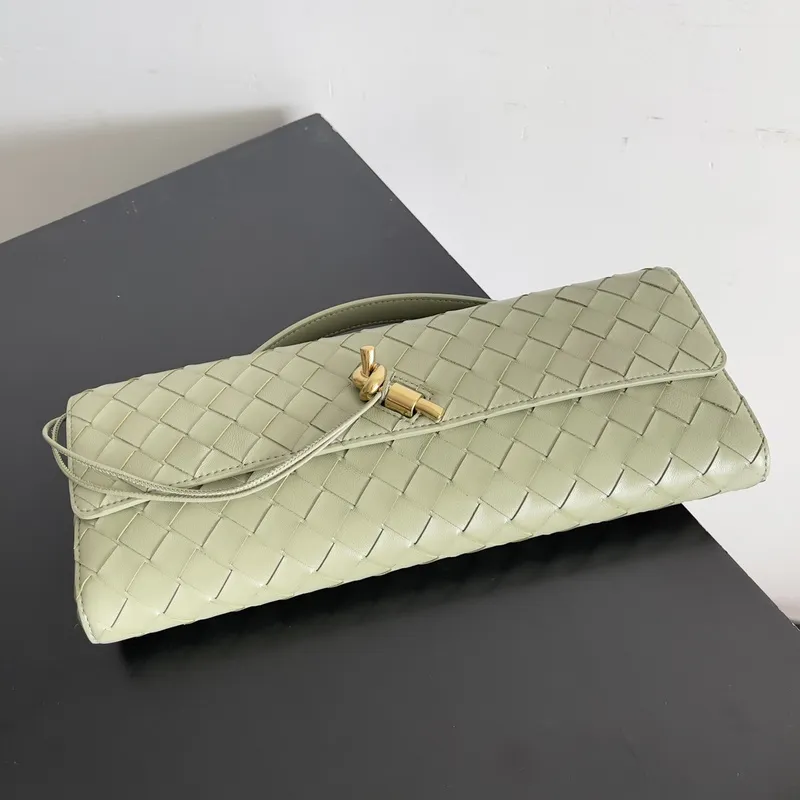 Bottega Veneta Leather Clutch with Knot Closure #A45659 Bottega Veneta Leather Clutch with Knot Closure #A45659