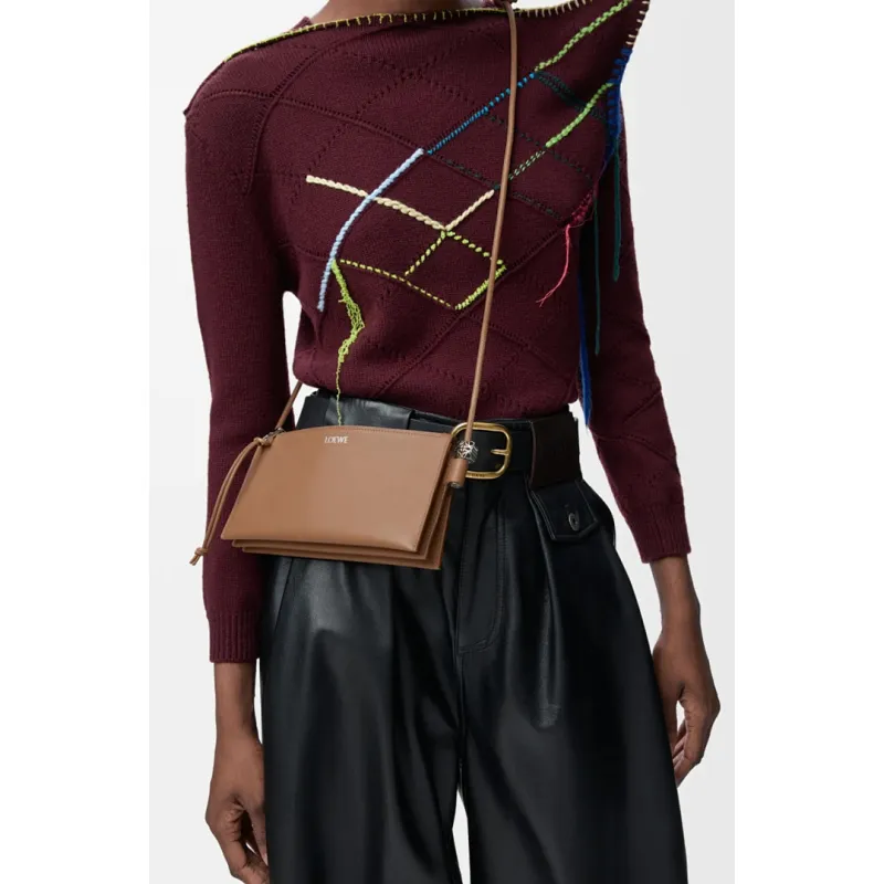 Loewe Joya Nappa Leather Top Handle Bag, 22 x 6 x 11 cm #A63227