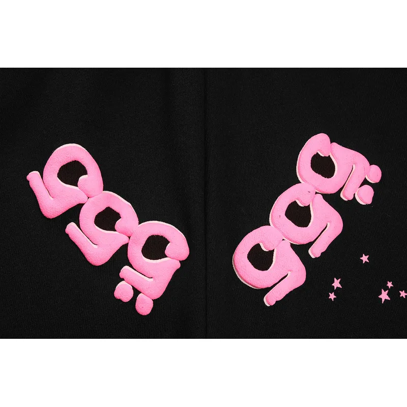 Sp5der Angel Number Sweatpant Black Mens  #A50935