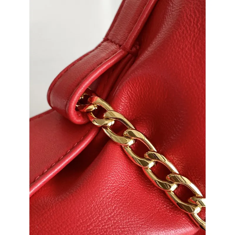 Prada Re-Edition Bucket Bag (4 Colors) – Red/Black/White/Brown Fabric with Gold-Tone Chain & Triangle Logo #A59177 Prada Re-Edition Bucket Bag (4 Colors) – Red/Black/White/Brown Fabric with Gold-Tone Chain & Triangle Logo #A59177