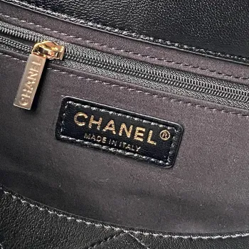 Chanel AS6139 Lambskin Hobo Shoulder Bag 32x24x12cm #A64995