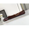Prada Cleo Shoulder Bag (4 Colors) – Brown/Navy/Black/White Saffiano Leather with Gold-Tone Chain Strap #A59176