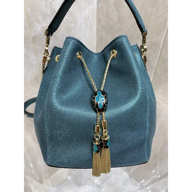 Bvlgari Serpenti Bucket Bag Collection In Distinctive Hues And Textures #A51662