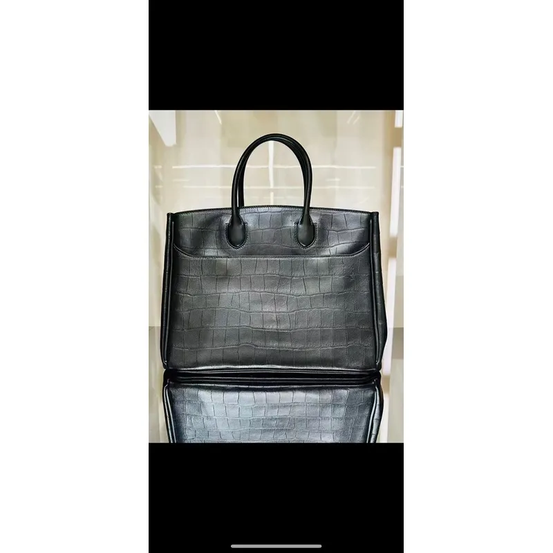 Burberry - Inspired Structured Handbags in Multiple Colors and Textures size:30×13×24cm #A53906