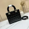 D-ior Lady Handbags Black/Wine/Red/White #A57293
