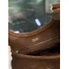 Prada Brown Suede Handbag 1BG580  #A55278