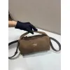 Chic Prada Barrel Bags In Suede And Leather For Fashion - Forward Styling #A49961