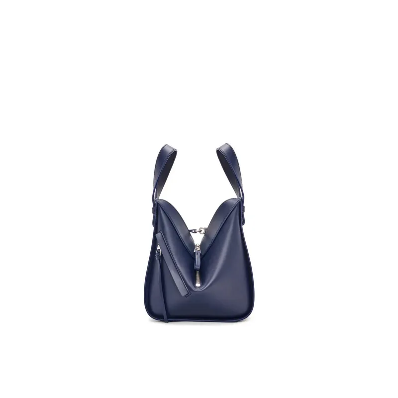 Loewe Navy Leather Bucket Bag With Adjustable Strap For Effortless Everyday Elegance #A50042 Loewe Navy Leather Bucket Bag With Adjustable Strap For Effortless Everyday Elegance #A50042