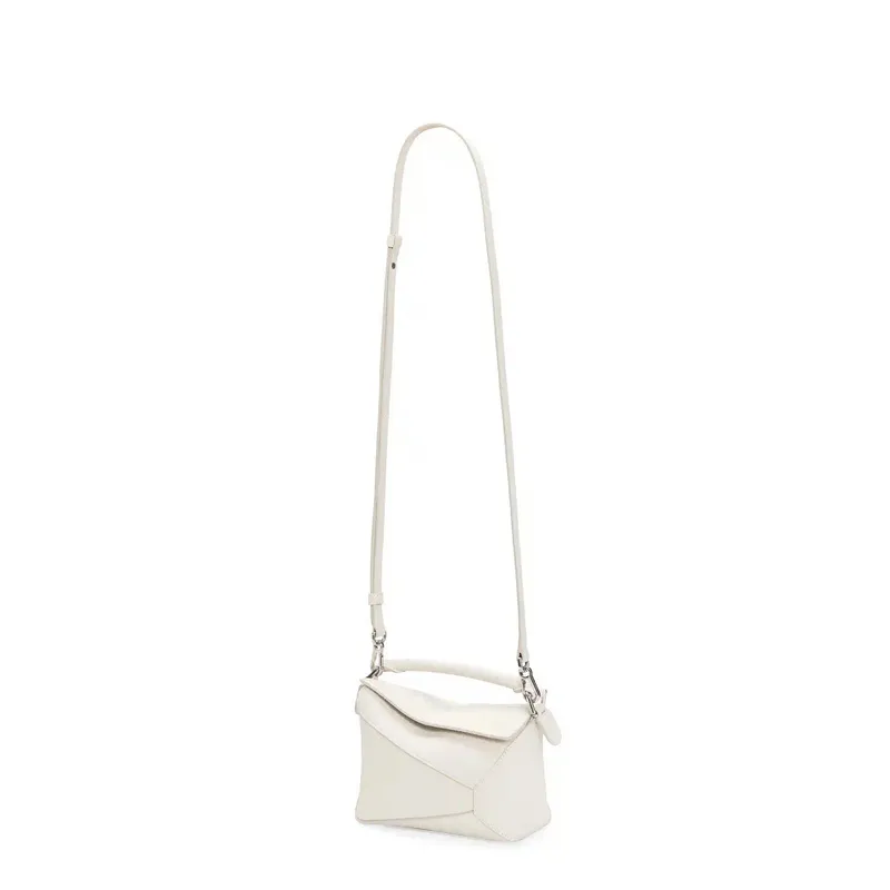 Loewe Puzzle Bags In Stylish Shades Showcasing Unique Geometric Design #A50417