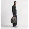 D-ior Mens Grey Embossed Leather Backpack with Signature Hardware - Luxury Fashion for Urban & Travel Essentials A205 #A57316 D-ior Mens Grey Embossed Leather Backpack with Signature Hardware - Luxury Fashion for Urban & Travel Essentials A205 #A57316