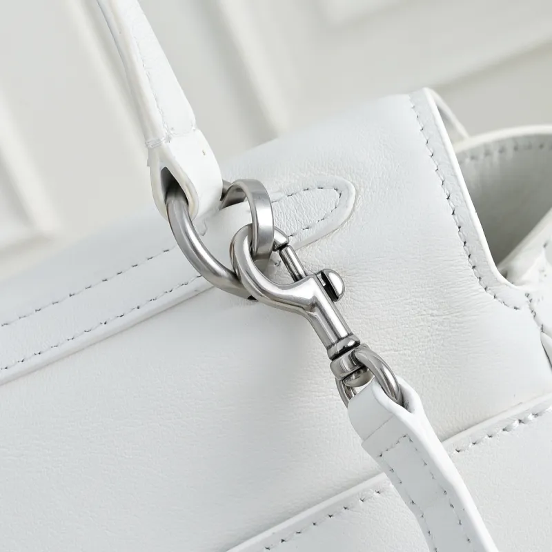 Balenciaga Rodeo Soft Leather Handbag Silver Buckle 35x23x11cm  #A64962