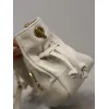 Saint Laurent Jamie Mini Crossbody Bag (859174) - Lambskin Leather, Drawstring Closure, 14.5×15.5×8cm #A59989