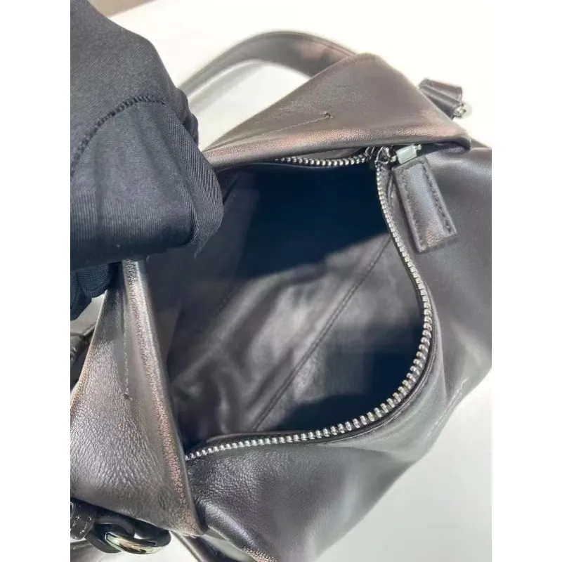Chic Prada Barrel Bags In Suede And Leather For Fashion - Forward Styling #A49961