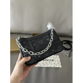 MCM Visetos Nappa Mini Delmy Chain Shoulder Bag Size:12.5x21.0x5.0cm #A49132