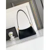 Prada Cleo Shoulder Bag (4 Colors) – Brown/Navy/Black/White Saffiano Leather with Gold-Tone Chain Strap #A59176