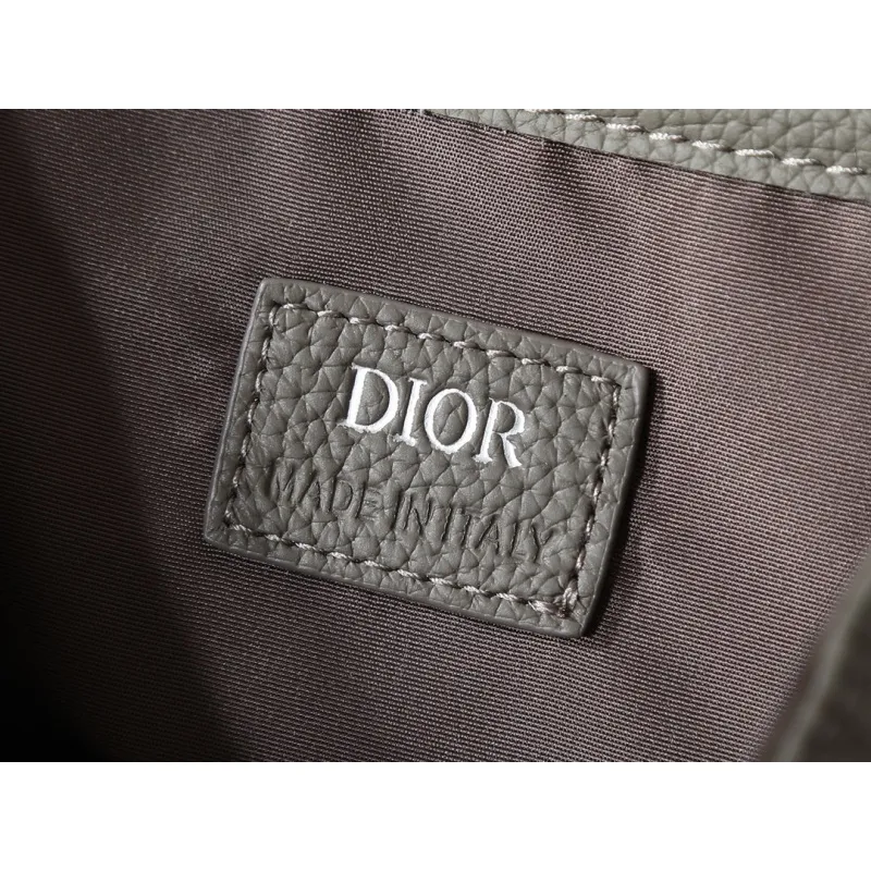 D-ior Mens Grey Embossed Leather Backpack with Signature Hardware - Luxury Fashion for Urban & Travel Essentials A205 #A57316 D-ior Mens Grey Embossed Leather Backpack with Signature Hardware - Luxury Fashion for Urban & Travel Essentials A205 #A57316