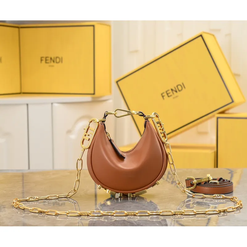 Fendi Crescent Shape Bag #A40854