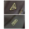 Prada Brown Leather Crossbody Bag 1BD394 #A55691