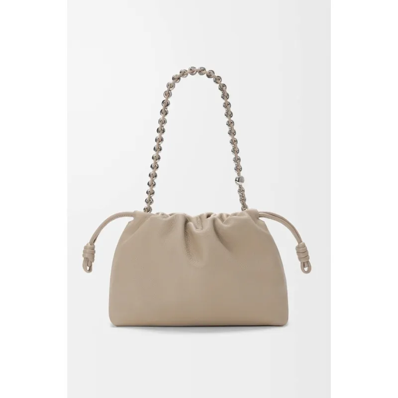 Loewe 012403 Flamenco Purse in Pebbled Calfskin Size 30x10.5x20CM #A62923