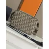 D-ior Beige Oblique Pattern Crossbody Bag With Signature Strap And Pouch  size:23×17×4cm #A54108
