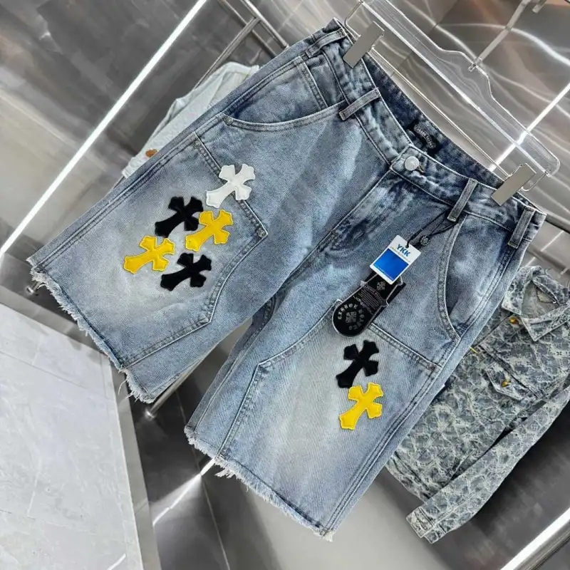 Chrome Hearts Pants for Chrome Hearts Short pants for men #A62997