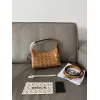 MCM Aren Visetos Hobo Shoulder Bag, PVC Leather, Style 65037 26x19x9.5cm #A61792