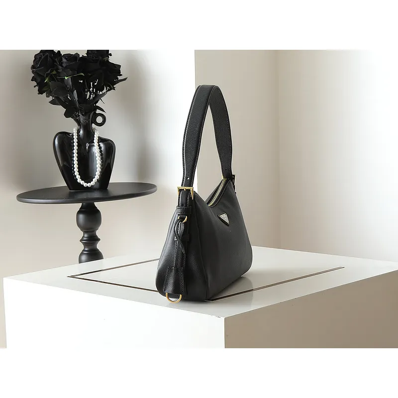 Prada Leather Shoulder Bags in Neutral Tones for Timeless Elegance size:31×18×10cm #A53926
