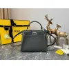 Fendi Handbag Peekaboo Mini Cuoio Romano leather Size:23*18*11cm #A49095 Fendi Handbag Peekaboo Mini Cuoio Romano leather Size:23*18*11cm #A49095