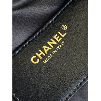 Chanel Hobo Shoulder Bag  Hippie Style Vintage Gold Coin Button Drawstring Bucket Bag #A59440