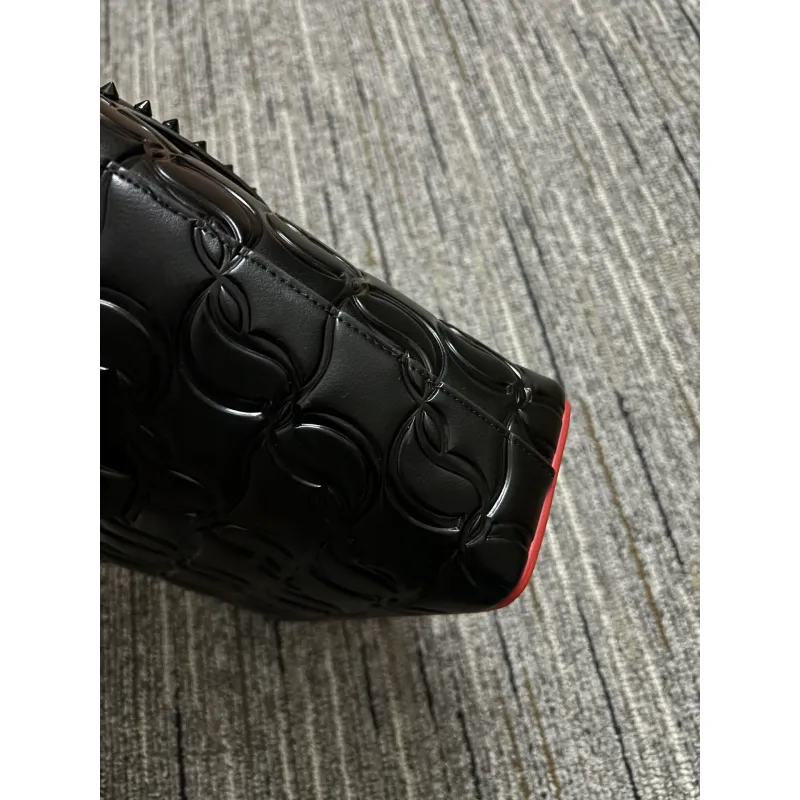CL Redbottom handbag/Shoulder Bag Black/Red #A36775