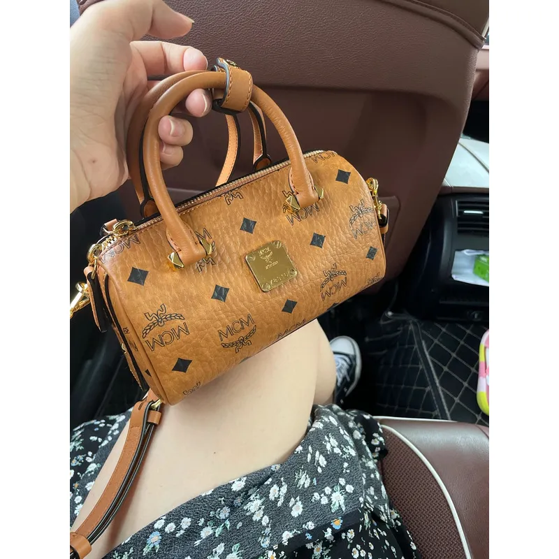 MCM Boston Pillow Bags High Quality  #A47940