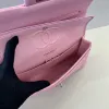 Authentic Chanel Classic Flap Bag in Light  Caviar Leather good Hardware  Wide 25cm #A54376