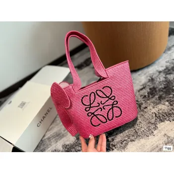 Loewe Woven Elephant Shopping Bag #A42264