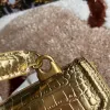 New style  Leather Crossbody Handheld  Crocodile Pattern Top quality D&G BAG #A23007