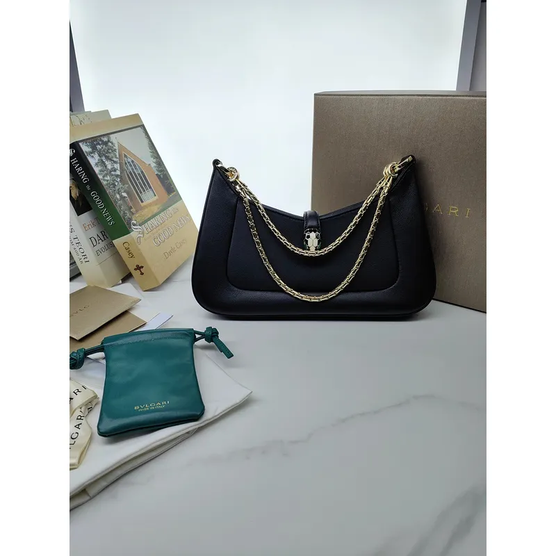 Bvlgari Serpenti Handbag Collection In Vibrant Colors And Chain Detailing #A51659