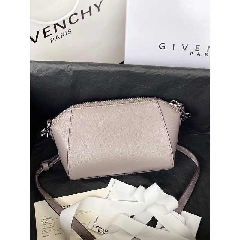 Givenchy Orange Leather Crossbody Bag With Signature Branding #A52347