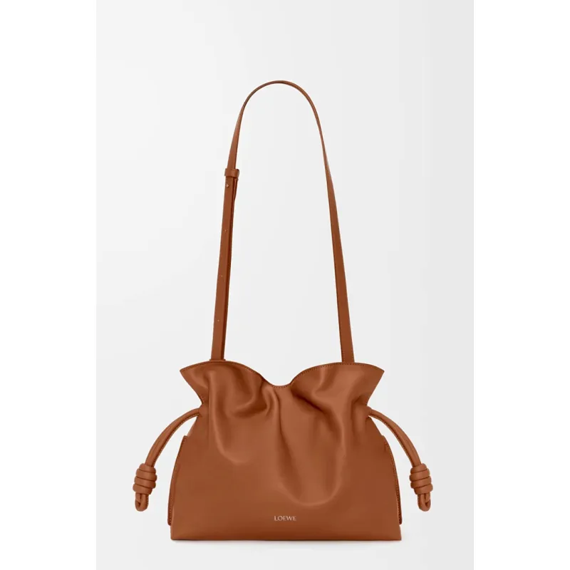 Loewe Flamenco Nappa Leather Drawstring Bag 30x24.5x10.5cm #A63852