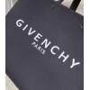 Givenchy Black Canvas Tote Bag With Branding And Gold Hardware #A52344