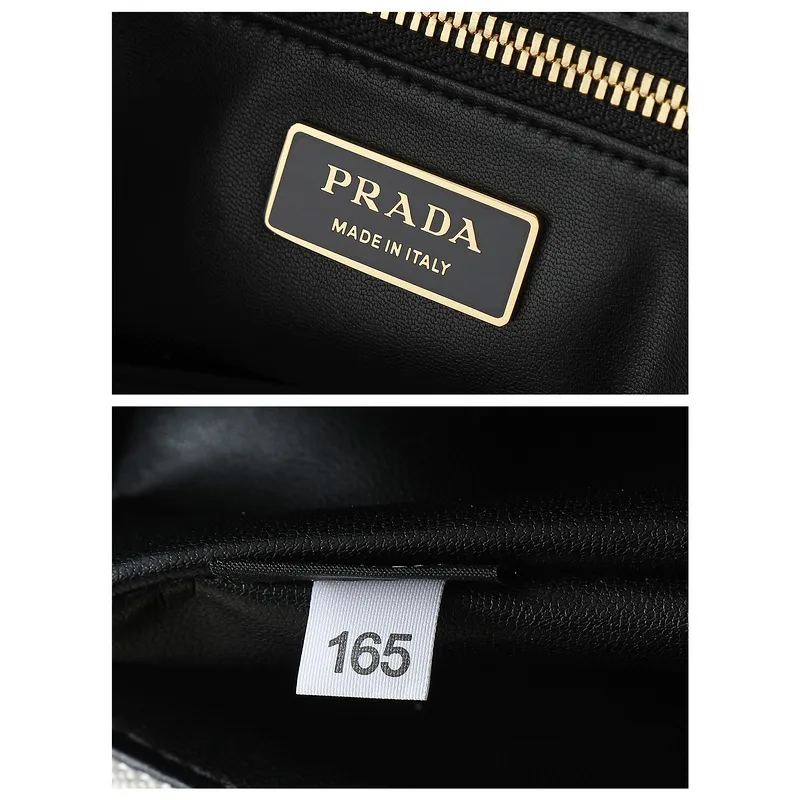 Prada Leather Shoulder Bags in Neutral Shades for Effortless Sophistication size:39×24×12cm #A53925