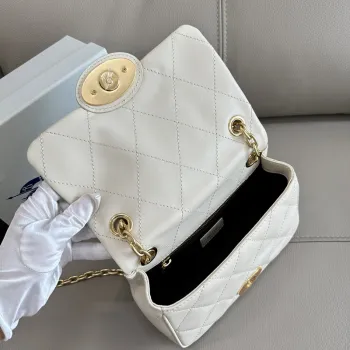 Burberry Quilted Leather Crossbody Bags With Gold - Tone Hardware size:20×7×16cm #A53756