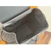 D-ior Hit the Road Backpack with Flap – Anthracite Gray Oblique Jacquard & Grained Calfskin  #A59161