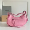 Balenciaga - Inspired Studded Shoulder Bags in Vibrant Color Palettes #A53897 Balenciaga - Inspired Studded Shoulder Bags in Vibrant Color Palettes #A53897