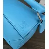 Stunning Loewe Puzzle Bag In Vibrant Blue Showcasing Iconic Geometric Craftsmanship #A50416