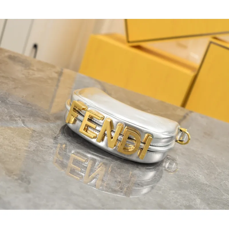 Fendi Crescent Shape Bag #A40854
