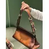 Prada Black Leather Shoulder Bag 1BC262 #A55688