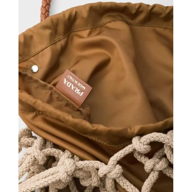 Prada Knitted Bucket Bag 1BC111 #A55279