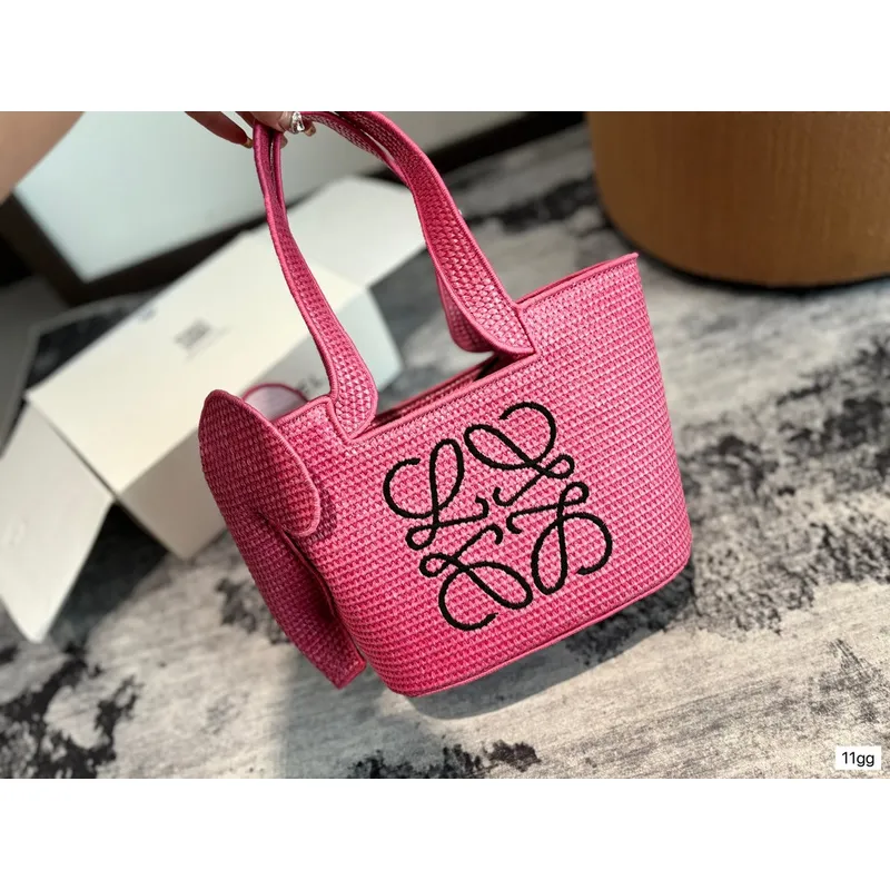 Loewe Woven Elephant Shopping Bag #A42264