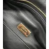 Loewe Black Leather Puzzle Bag With Geometric Design And Adjustable Strap For Modern Chic #A50043